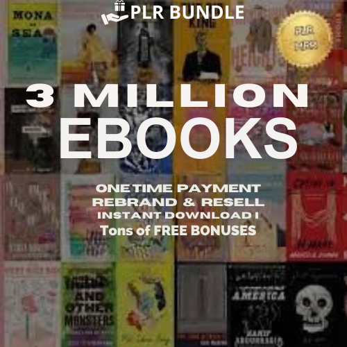 3 Million PLR eBooks & Articles – Resell and Profit Instantly