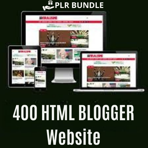 400+ HTML Blogger Website Templates Bundle 2025