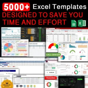 📊 The Ultimate Excel &amp; Google Sheets Template Collection – 5000+ Ready-to-Use Templates